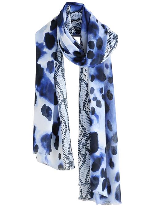 Next Sjal  indigo / pastelblå / sort