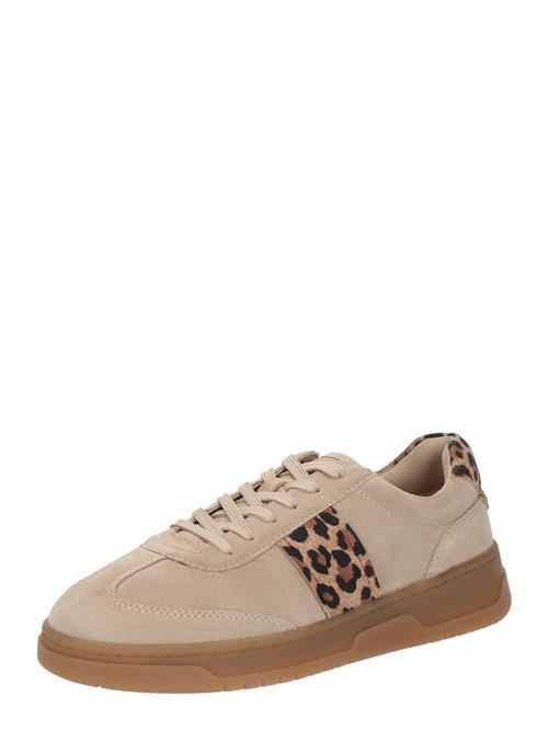 CAPRICE Sneaker low 'FAYE'  beige / brun / karamel / mørkebrun
