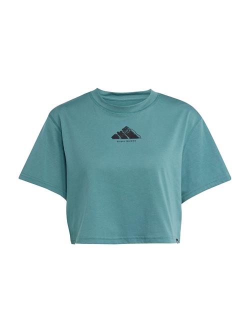 ADIDAS PERFORMANCE Funktionsbluse  petroleum / sort