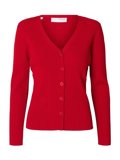 SELECTED Cardigan 'SLFCARLY'  rød
