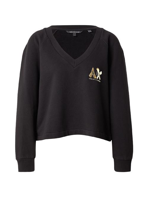 ARMANI EXCHANGE Sweatshirt  guld / sort