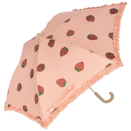 Konges Sløjd Frill Paraply Strawberry Glitter One Size     3 Y+ kvinde