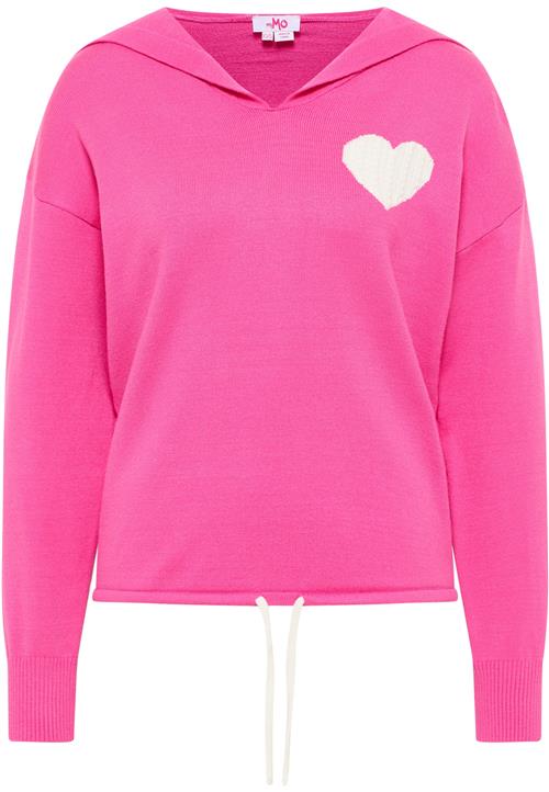MYMO Pullover 'Nolie'  lyserød / hvid
