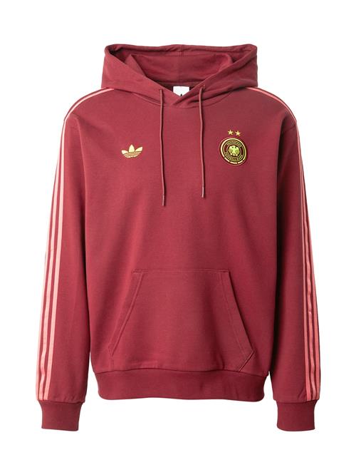 ADIDAS PERFORMANCE Sportsweatshirt 'DFB'  gylden gul / burgunder