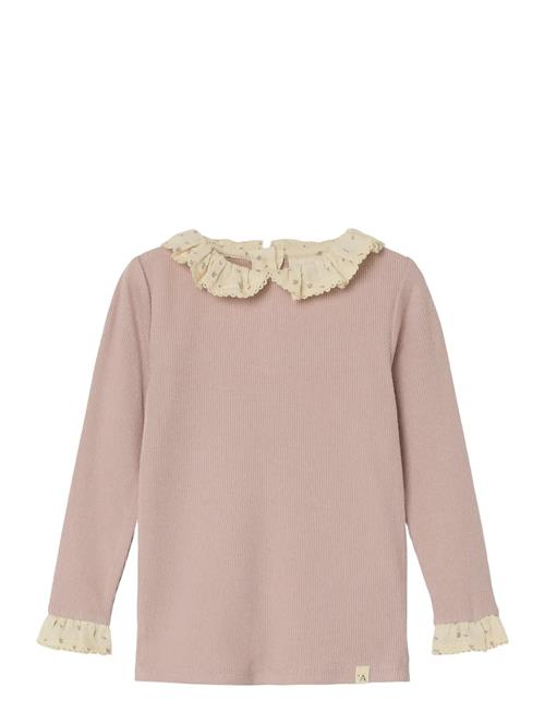 Nmftrine Ls Slim Top Lil Lil'Atelier Pink
