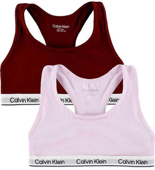 Calvin Klein Toppe - 2-pak - Ligh Llilac/Raspberry Chocolate