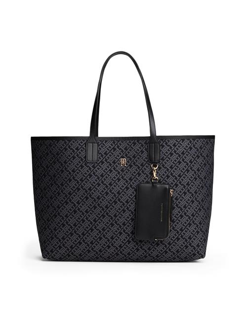TOMMY HILFIGER Shopper  basalgrå / sort