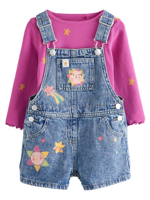 Se Next Sæt  blue denim / grøn / fuchsia / lyserød ved About You