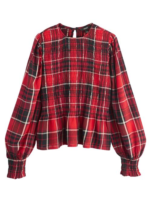 Next Bluse  rød / sort / hvid