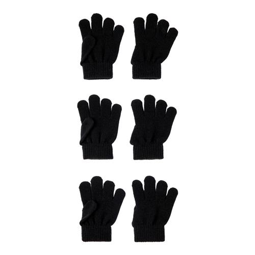 Se NAME IT 3-Pak Handsker Black hos SmartKidz