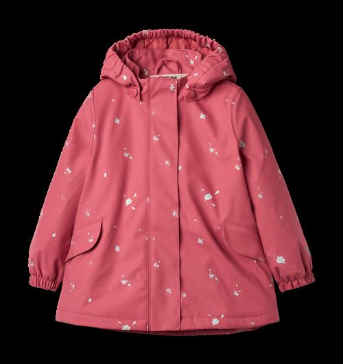 Wheat Rika Termo-regnjakke Floating Flowers  Floating Flowers 98 cm Thermo, Rain Lyserød  98 cm  kvinde