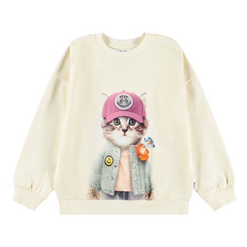 Molo GOTS Maxi Sweatshirt Kitty Miauu 140 cm    140 cm  Unisex