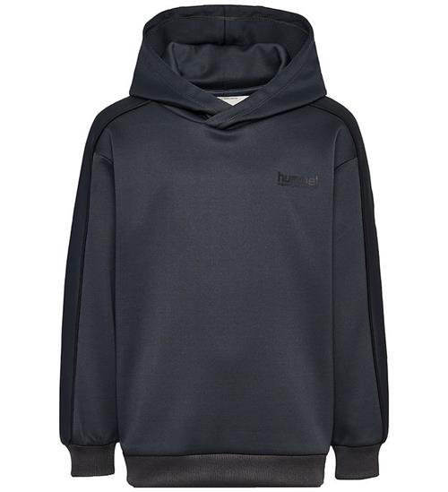 Hummel Hættetrøje - hmlJR - Interlock Hoddie - Ebony