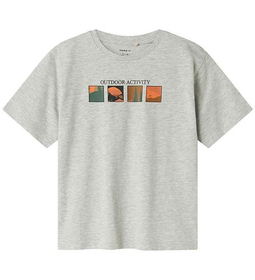 Name It T-shirt - NkmOrland - Grey Melange