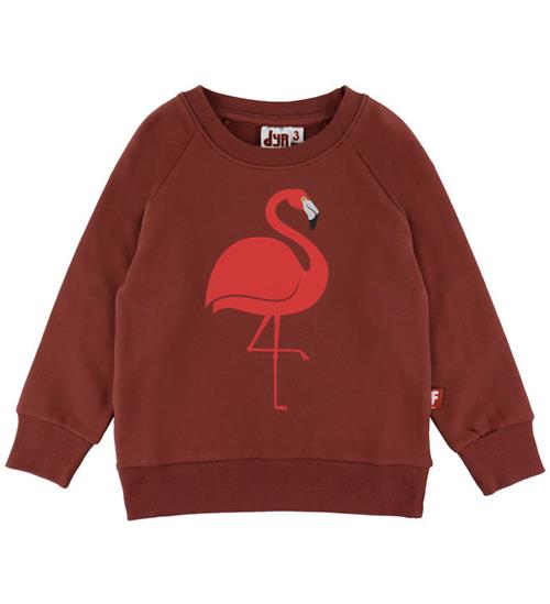 DYR-Cph Sweatshirt - Dyrbellow - Dk Brick Flamingo