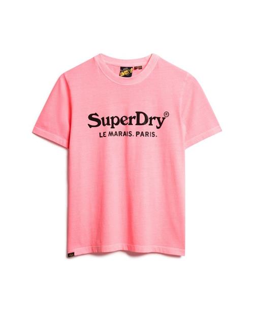 Superdry Shirts  pink / sort