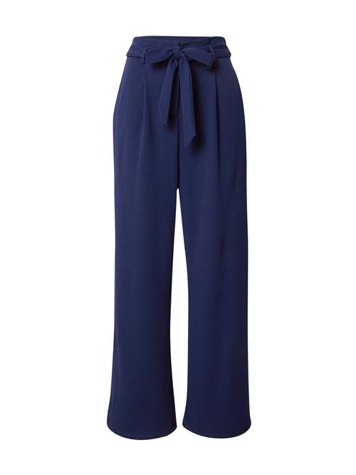 VILA Bukser med fals 'Hilda'  navy