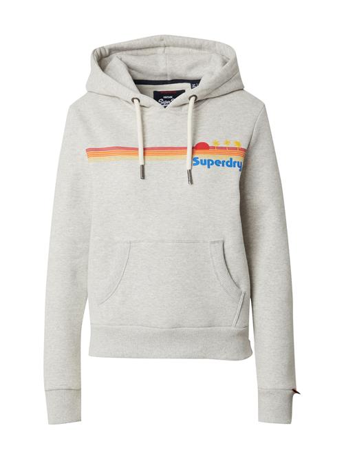 Superdry Sweatshirt  blå / lysegrå / orange / rød