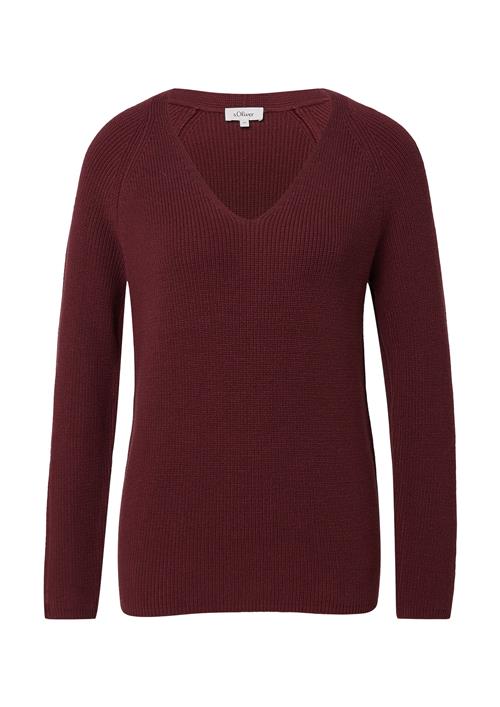 s.Oliver Pullover  bordeaux