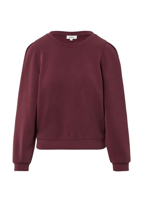 s.Oliver Sweatshirt  bordeaux