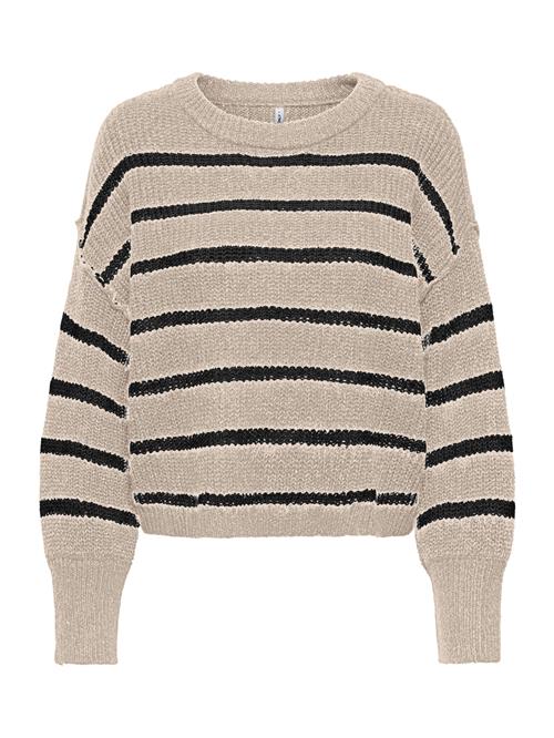 ONLY Pullover 'ONLMALLY'  greige / sort