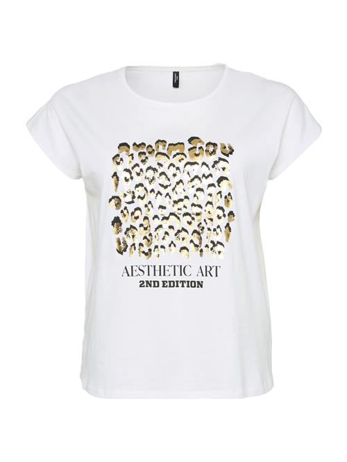 Vero Moda Curve Shirts 'VMCCECILIE AVA'  guld / sort / hvid