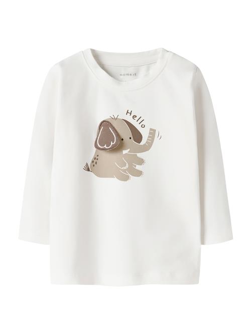 NAME IT Shirts 'NBNOFANTY'  grå / hvid