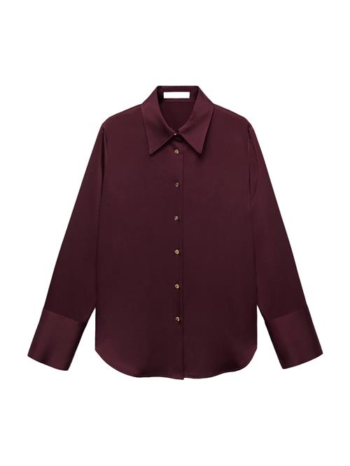 MANGO Bluse 'IDEALE'  bordeaux