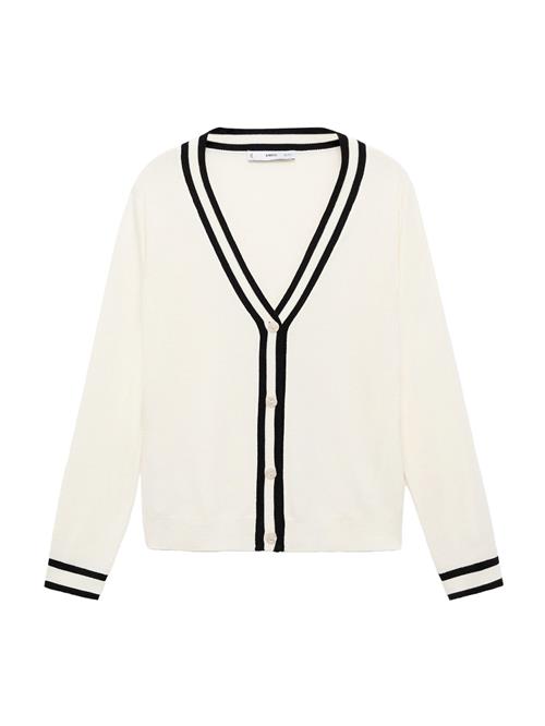 MANGO Cardigan 'LUCCO'  beige / sort