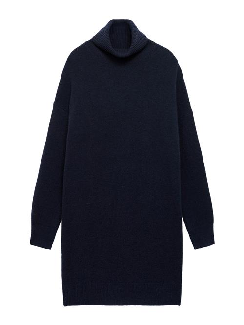 MANGO Strikkjole 'TALDOTEC'  navy