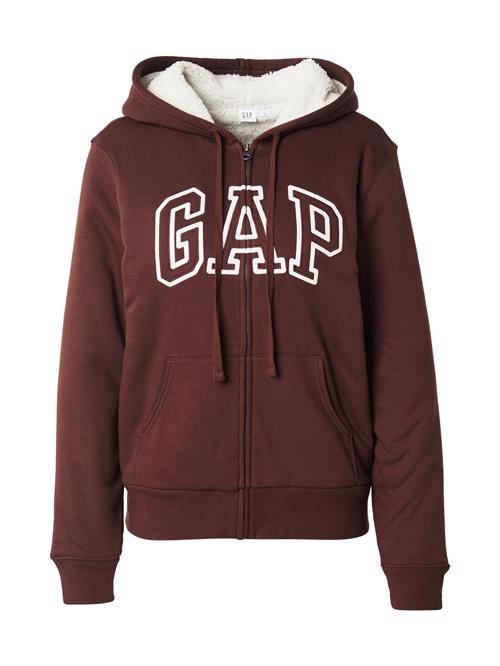 GAP Sweatjakke 'HERITAGE'  brun