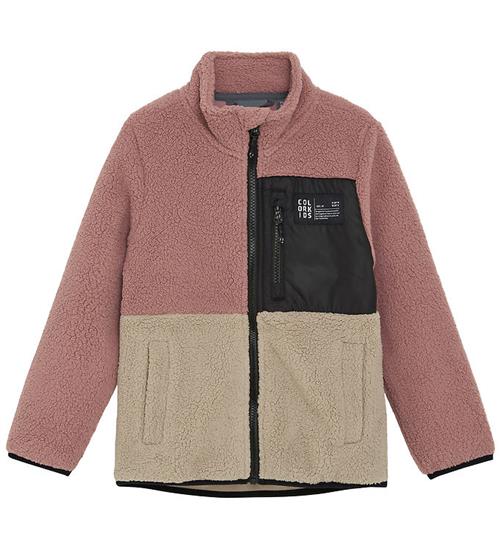 Color Kids Fleece Jakke - Woodrose