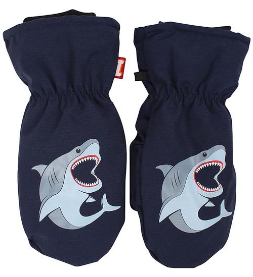DYR-Cph Luffer m. Fleece - DYRPaw - Navy m. Hvidhaj