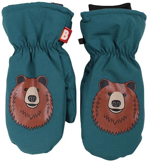 DYR-Cph Luffer m. Fleece - DYRPaw - DK Slate m. Brun Bjørn