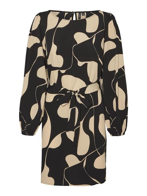 VERO MODA Kjole 'LYDIA'  lysebeige / sort
