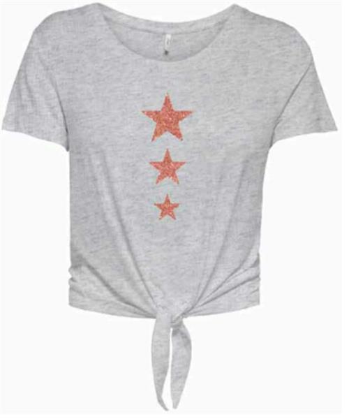 Se ONLY Shirts 'ONLKITA'  grå-meleret / gammelrosa ved About You