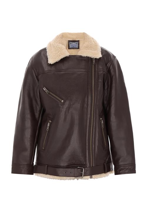 Se DreiMaster Vintage Overgangsjakke  lysebeige / mørkebrun ved About You