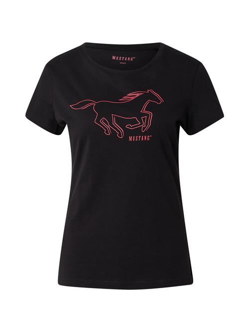 MUSTANG Shirts 'Loa'  lys pink / sort