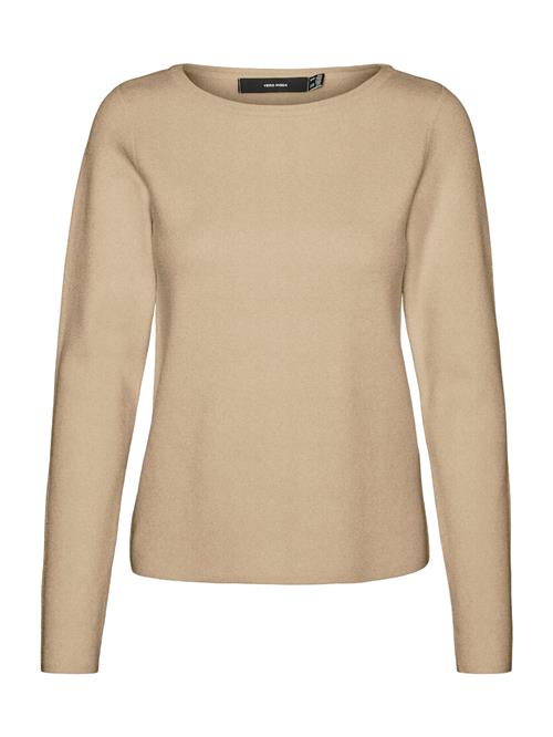 VERO MODA Pullover 'VMGOLD NEEDLE'  mørkebeige