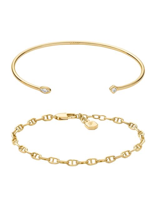 FOSSIL Armbånd  guld / transparent