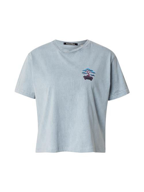 Kaotiko Shirts 'BONSAI'  blå / lyseblå / mørk pink / sort