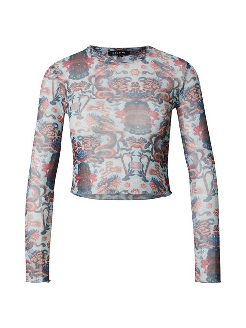 Kaotiko Shirts 'SHANGHAI'  blå / marin / lyseblå / rød