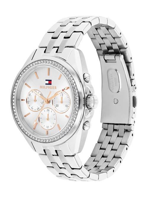 TOMMY HILFIGER Analogt ur 'Mellie'  guld / sølv / transparent