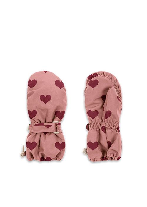 Konges Sløjd Nohr Snow Mittens Print Amour Pink Nohr Snow Mittens Print Amour Pink 2-4Y  Lyserød  2-4 år  kvinde