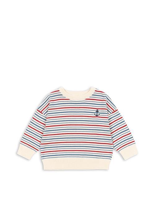 Konges Sløjd GOTS Manis Strikket Sweater Antique Stripe  Antique Stripe 3 Y  Blå  3 år  mand