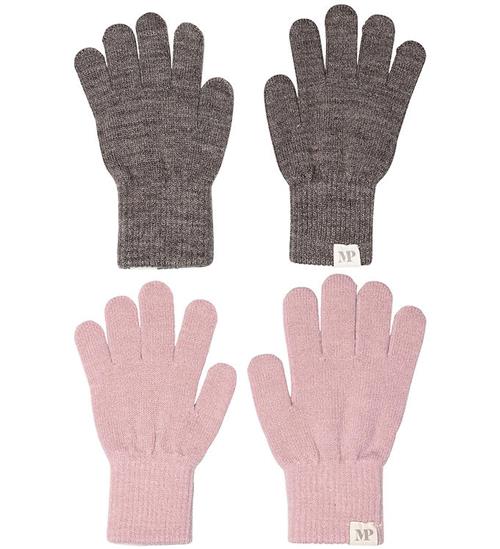 MP Handsker - Uld - Comfy - 2-pak - Mix Denver/Mel Alt Rosa