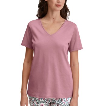 Calida Favourites Sleep Shirt Short-Sleeve Lyseviolet bomuld Small Dame