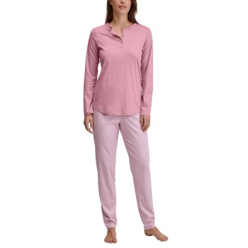 Calida Striped Dreams Long Pyjamas Lyseviolet bomuld Large Dame