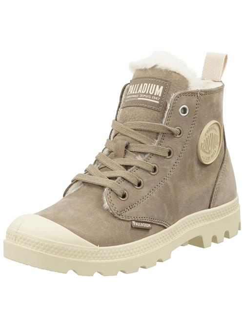 Palladium Snørestøvletter 'Pampa'  beige / lysebrun