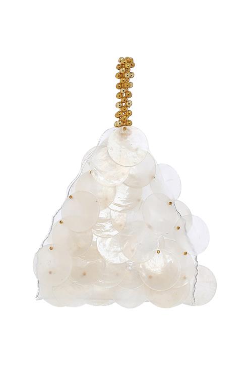 FELIPA Håndtaske  guld / transparent / perlehvid